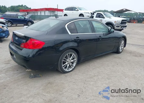 2007 Infiniti G35 Sport W/6-Speed Manual z USA, uszkodzony, nr VIN JNKBV61EX7M710547
